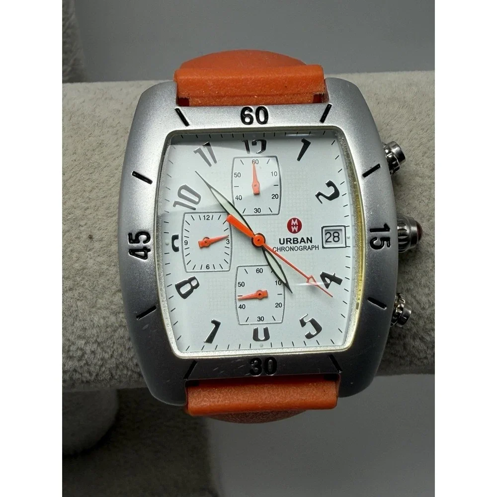 Michele Mens Urban Chronograph New Battery 36MM 8.25